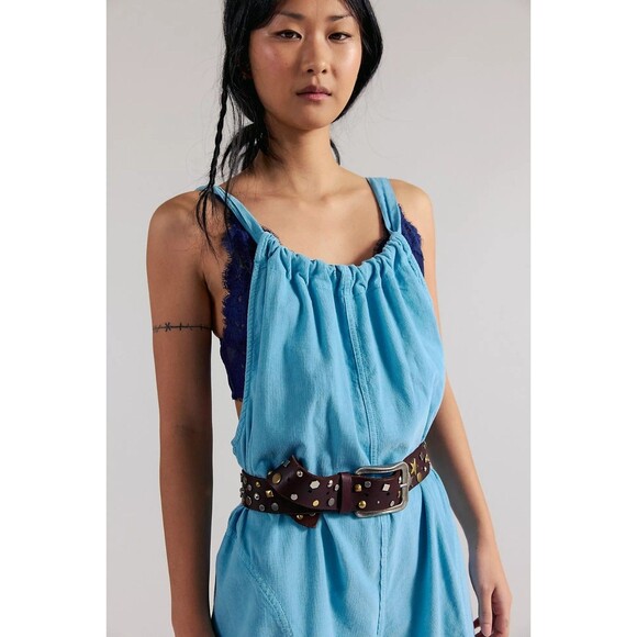 Free People We The Free Freebird Cord Jumpsuit Wide Leg Cotton Cozy L NEW 284504 - Picture 2 of 9